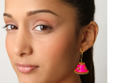 Vardha Jhumka Earring : Handmade