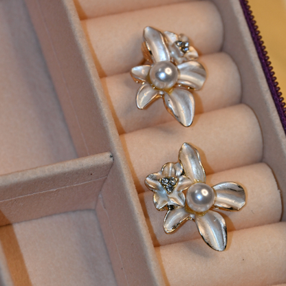 Flower Bling Earrings