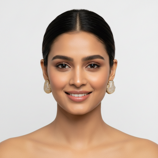 Semi Precious Stone Earrings