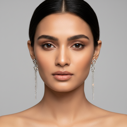 Star Long Chain Earrings