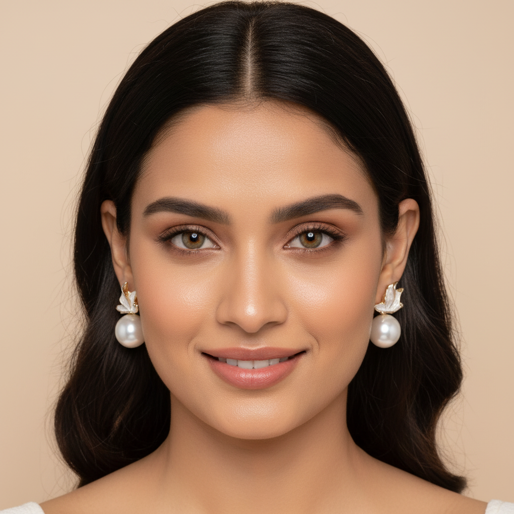 Butterfly Pearl Earrings