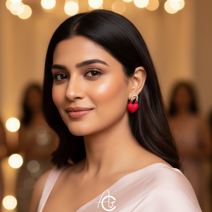 Heart Bling Earrings