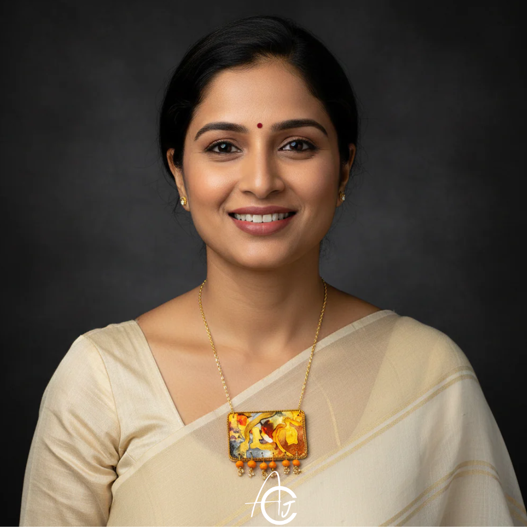 Fluid Necklace : Handmade