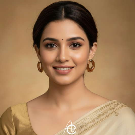 Semi Precious Stone Earrings