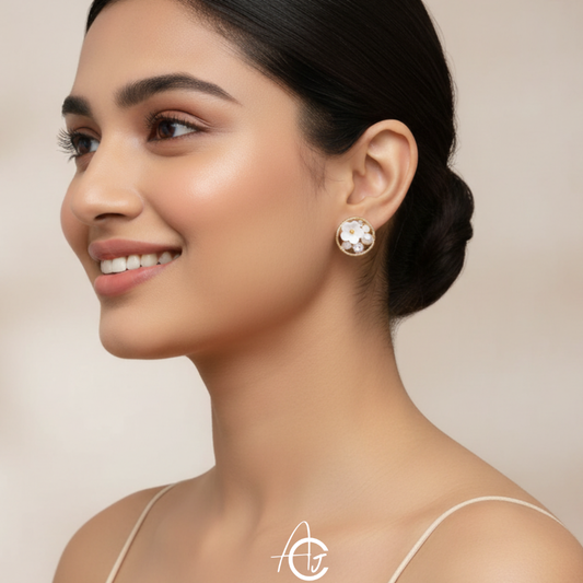 Bling Daisy Earrings