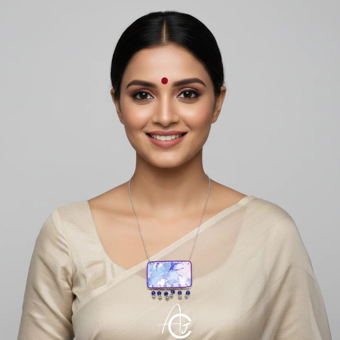 Fluid Necklace : Handmade