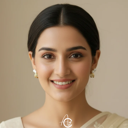 Bling Pearl Earrings