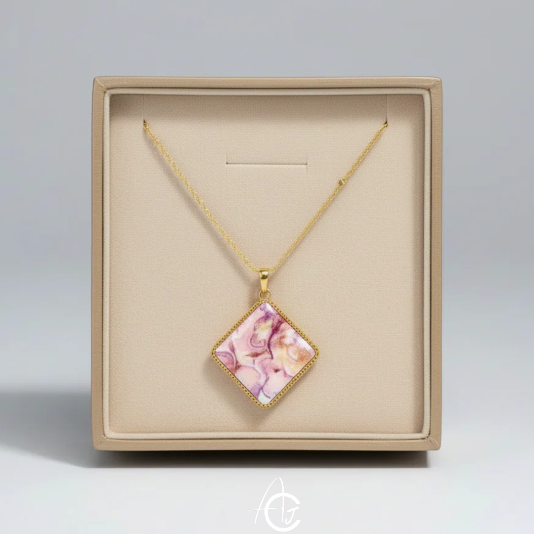 Fluid Necklace : Handmade