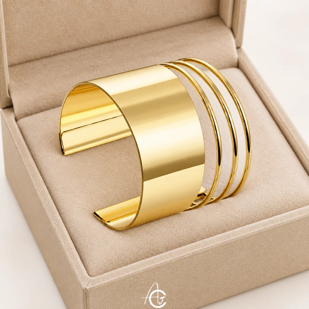 Golden Cuff Bracelet
