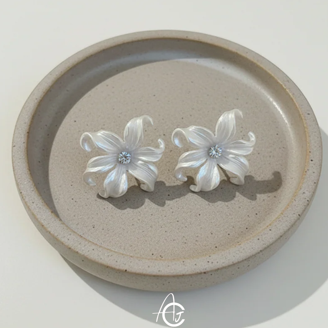 Flower Big Earrings
