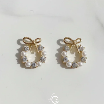 Bling Bow Earrings