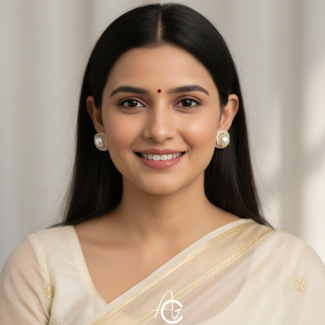 Bling Pearl Earrings