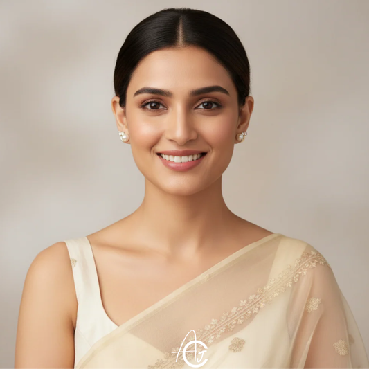 Bling Pearl Earrings