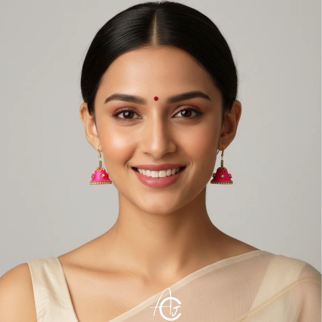 Statement  Jhumka Earring : Handmade