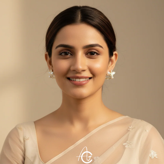 Butterfly Pearl Earrings