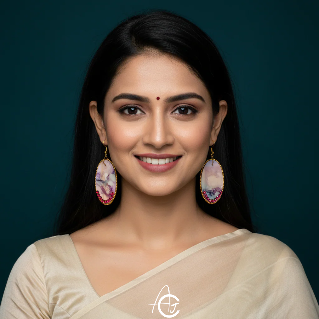 Fluid Earrings : Handmade