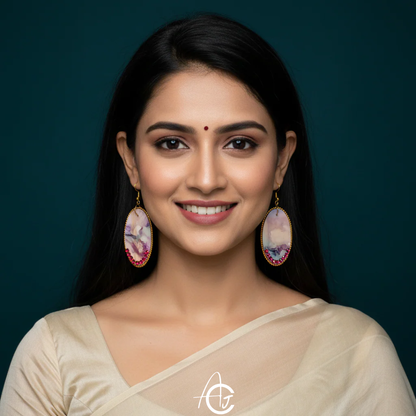 Fluid Earrings : Handmade