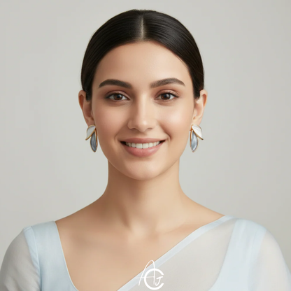 Leafy Stud Earrings