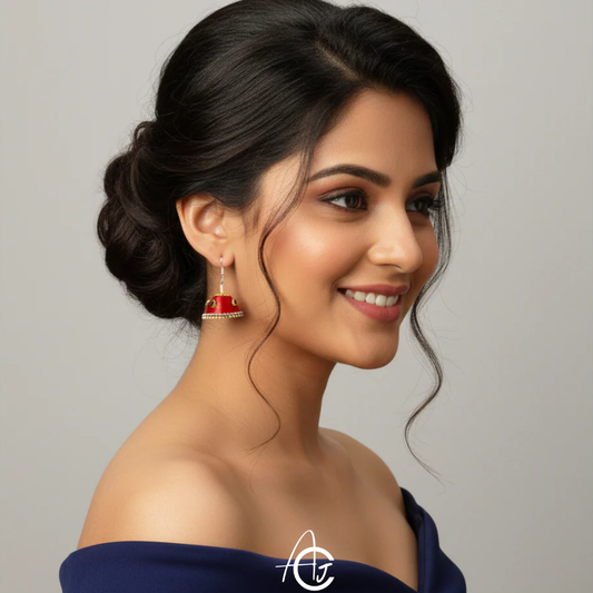 Statement  Jhumka Earring : Handmade