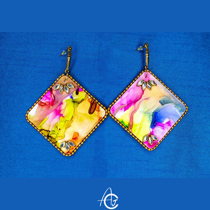 Fluid Earrings : Handmade