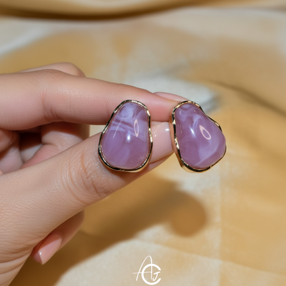 Semi Precious Stone Earrings