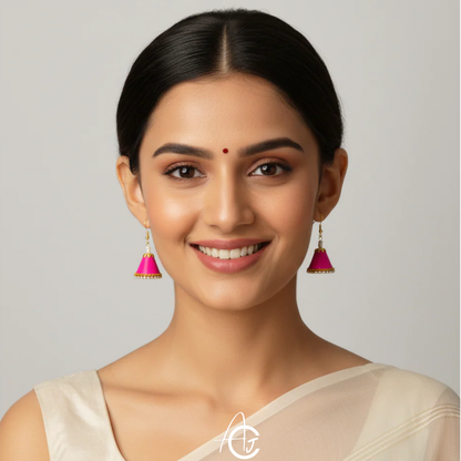 Statement  Jhumka : Handmade