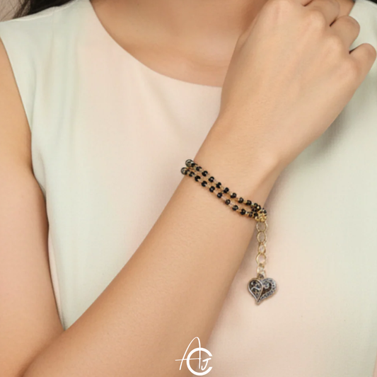 Raveena Mangalsutra Bracelet : Handmade