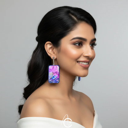 Fluid Earrings : Handmade