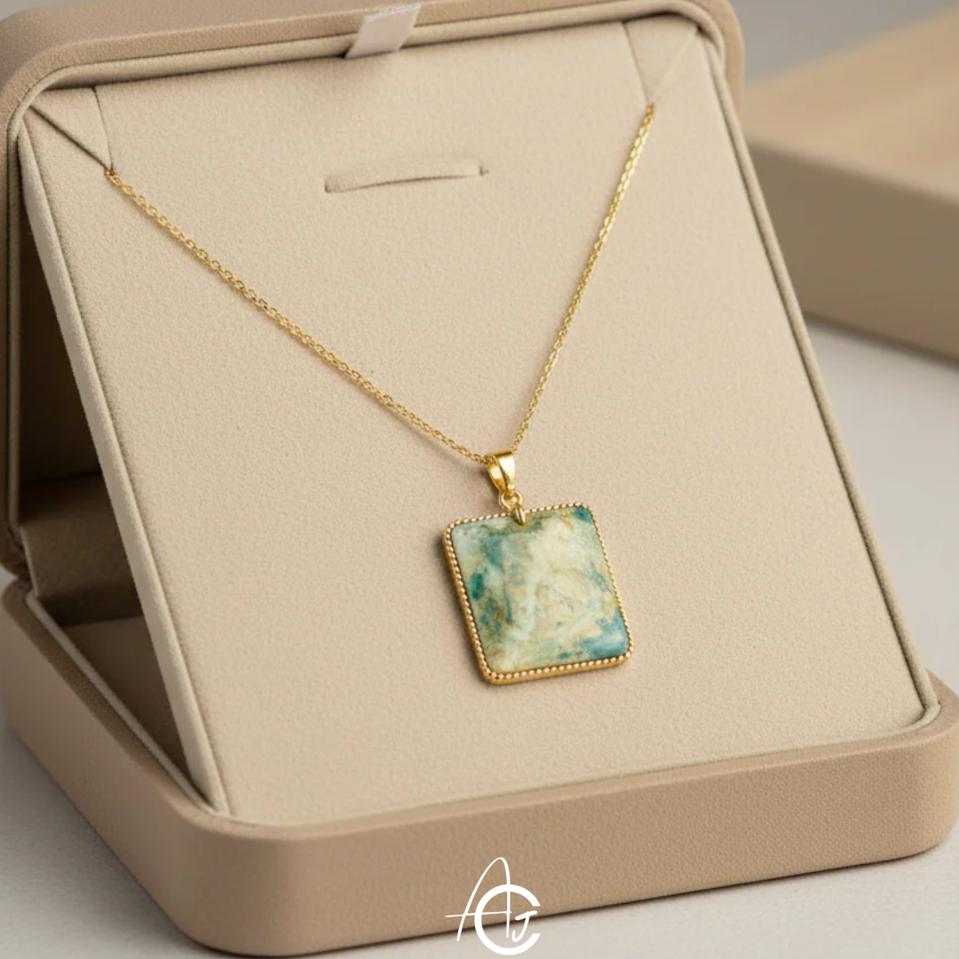 Fluid Necklace : Handmade