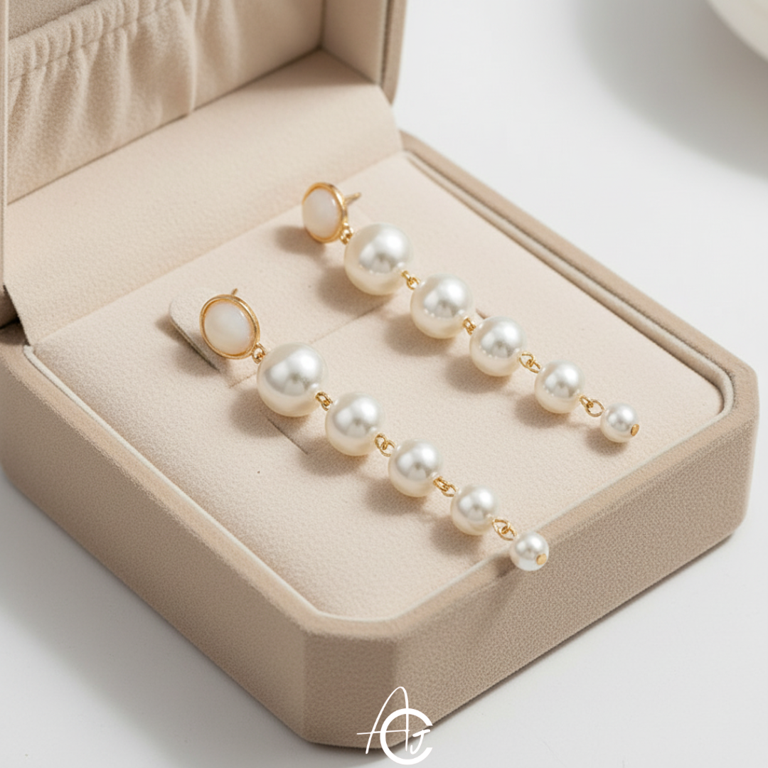 Pearl Dangle Earrings