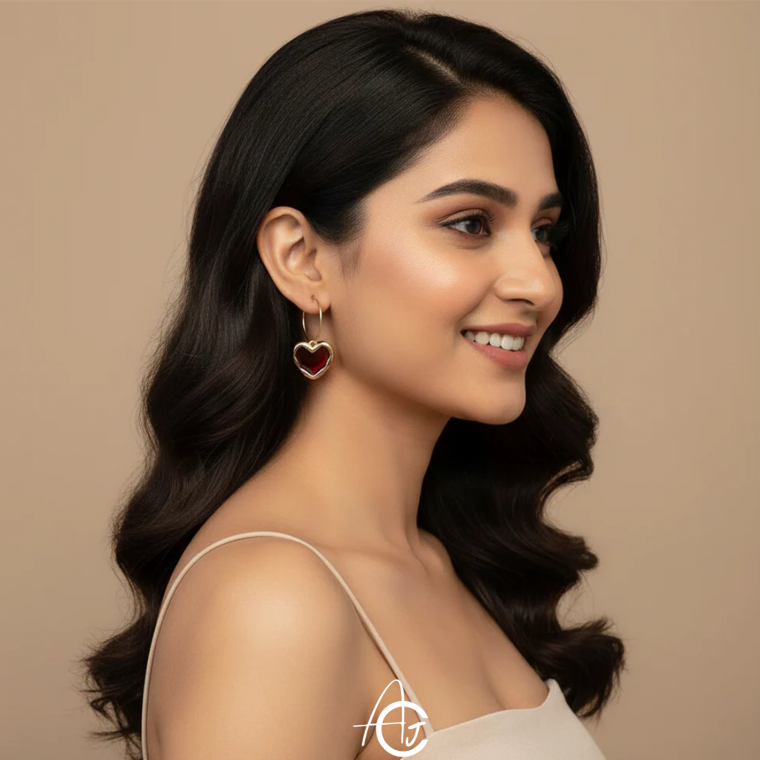 Hoop That Heart Earrings