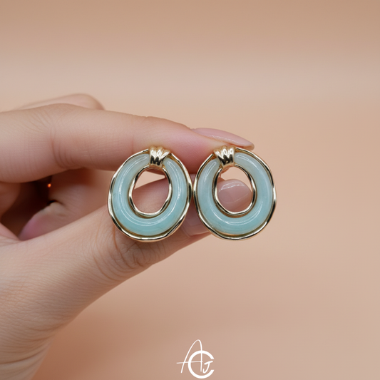 Semi Precious Stone Earrings