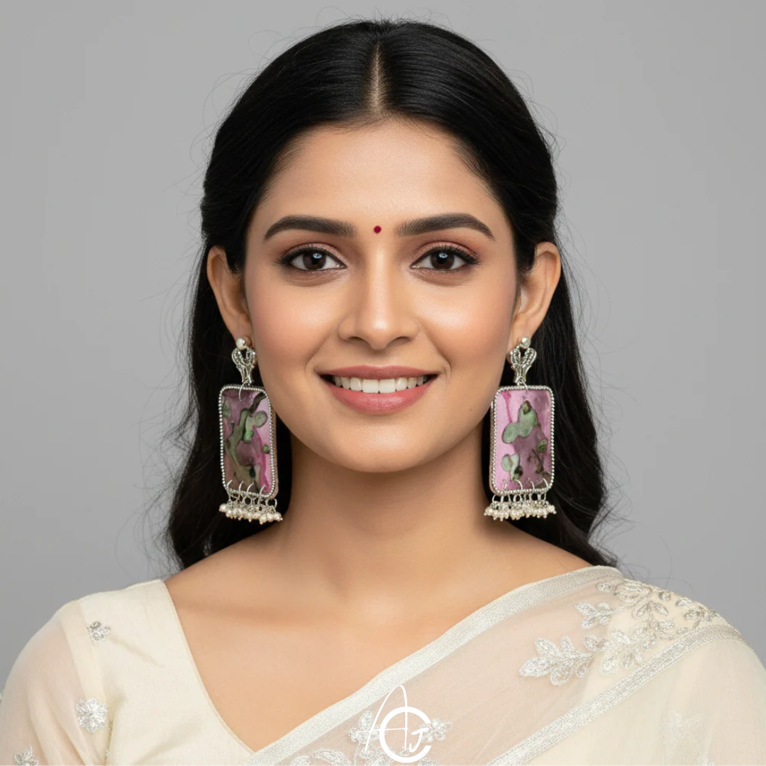 Fluid Earrings : Handmade