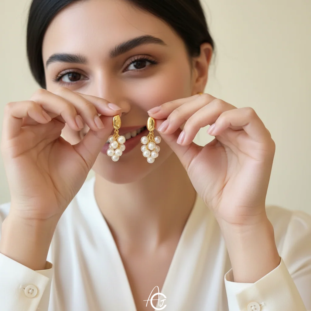 Bunch of Pearls Earrings