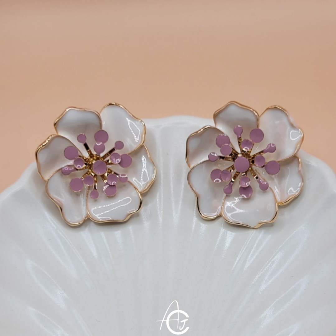 Flower Bling Earrings