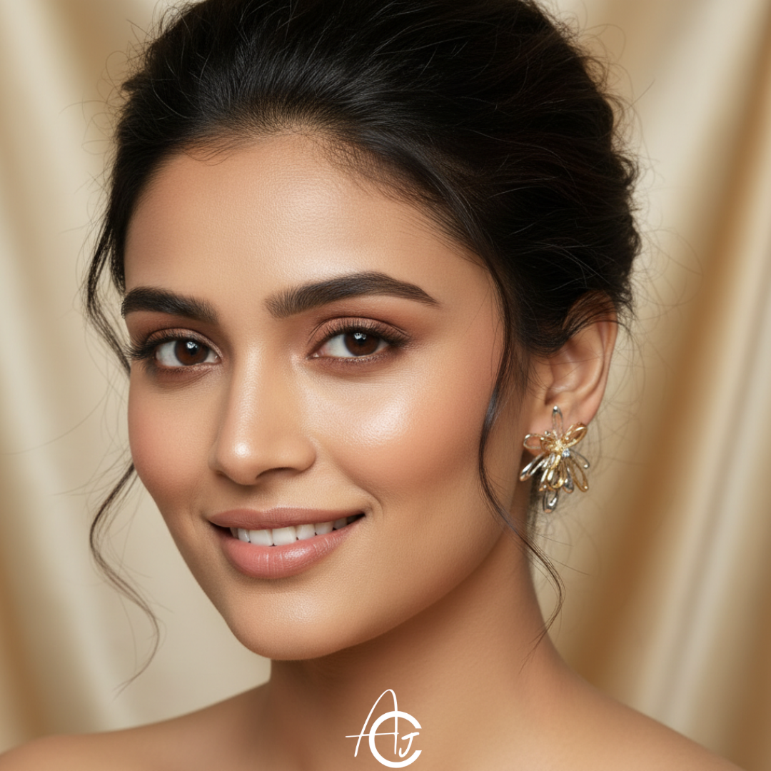 Dual Tone Earrings