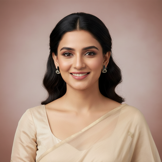 Bling Heart Earrings