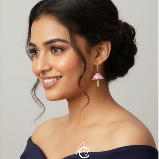 Statement  Jhumka : Handmade