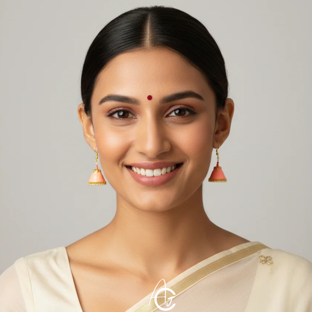 Statement  Jhumka : Handmade