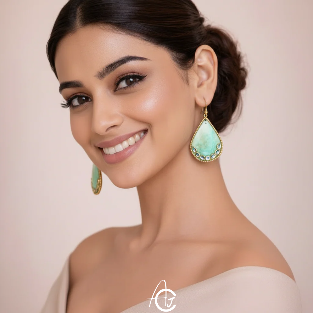 Fluid Earrings : Handmade