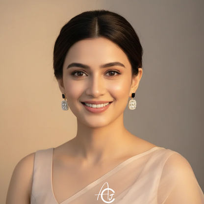 Bling Crystal Pearl Earrings