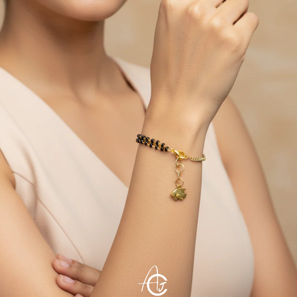 Reena Mangalsutra Bracelet : Handmade