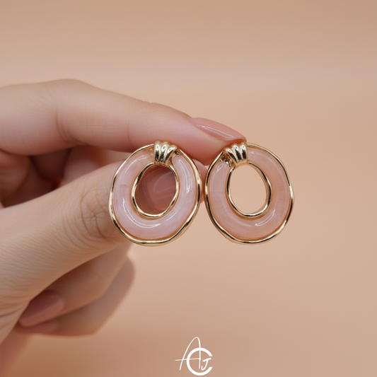 Semi Precious Stone Earrings