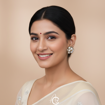 Flower Bling Earrings