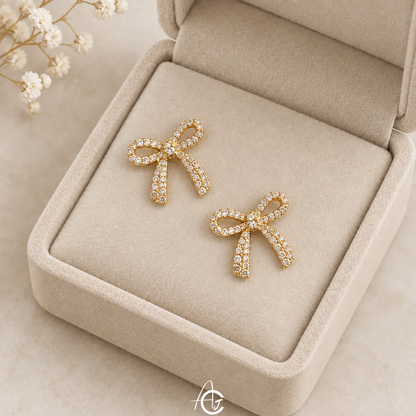 Bling Bow Earrings
