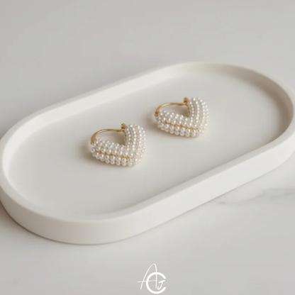 Bling Pearl Earrings