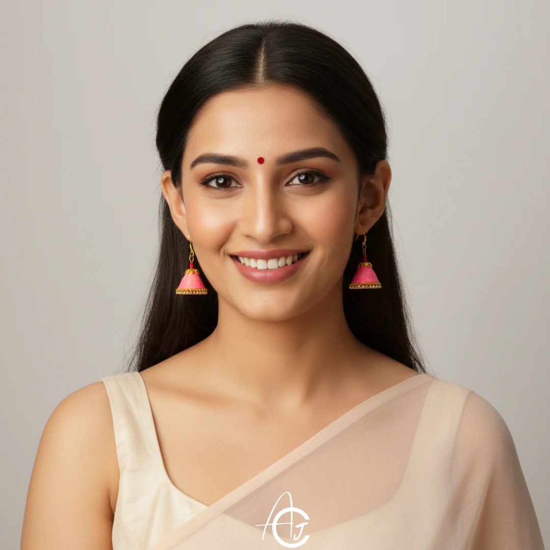 Statement  Jhumka : Handmade