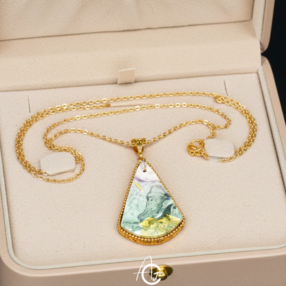 Fluid Necklace : Handmade