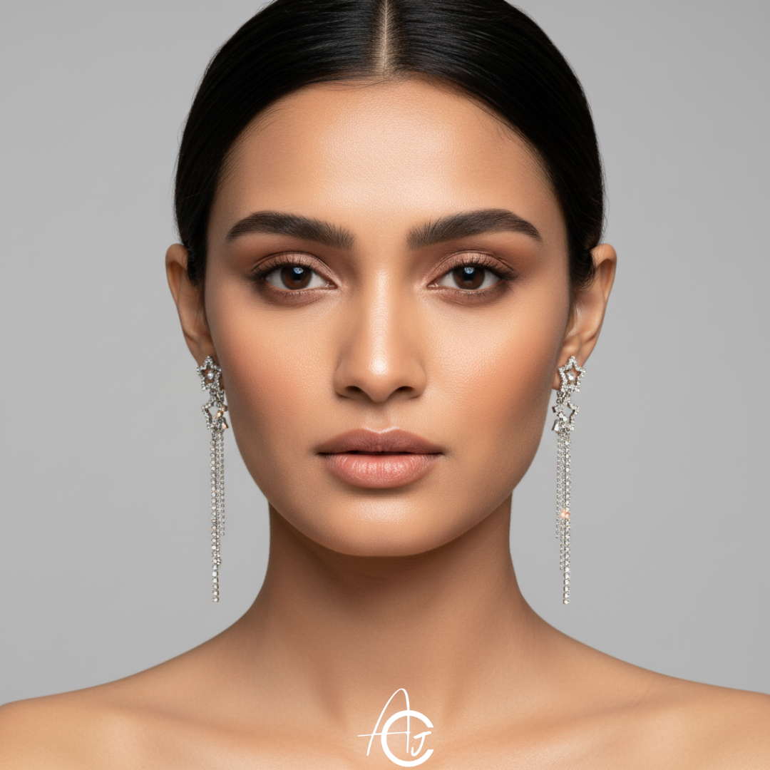 Star Long Chain Earrings