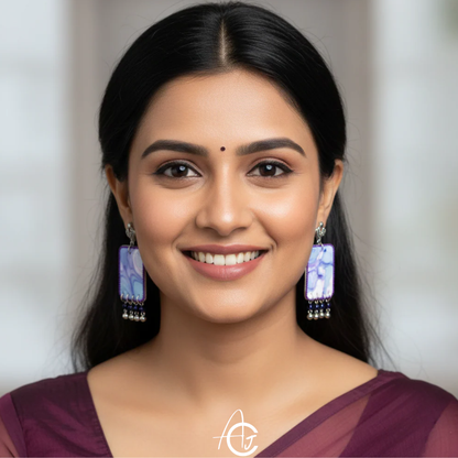 Fluid Earrings : Handmade